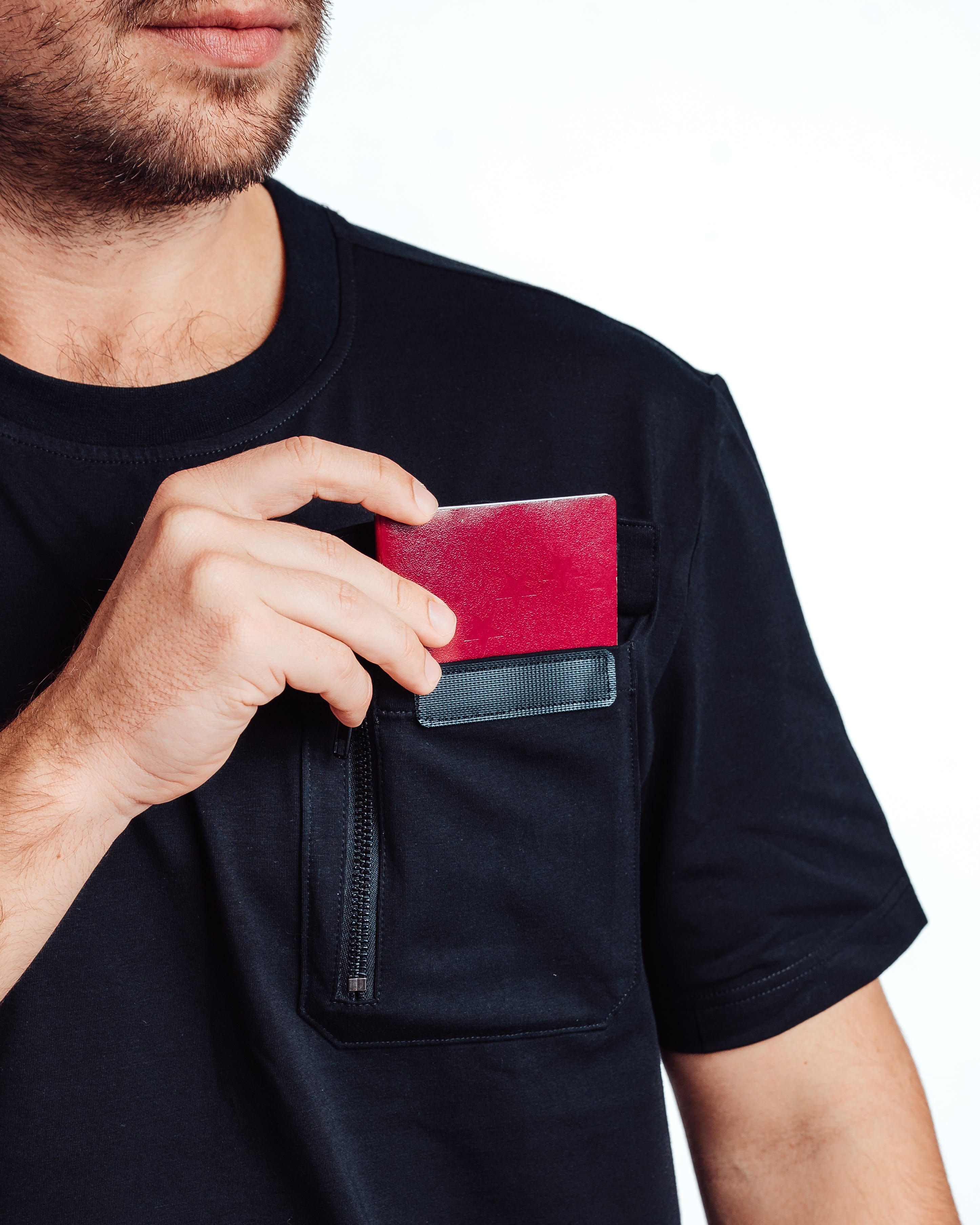 Airkitto Travel clothes vacation passport pocket