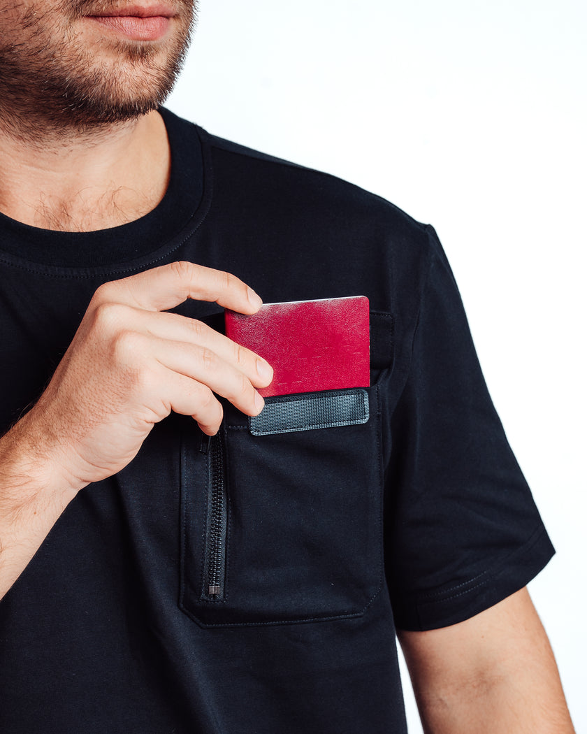 Airkitto Travel clothes vacation passport pocket